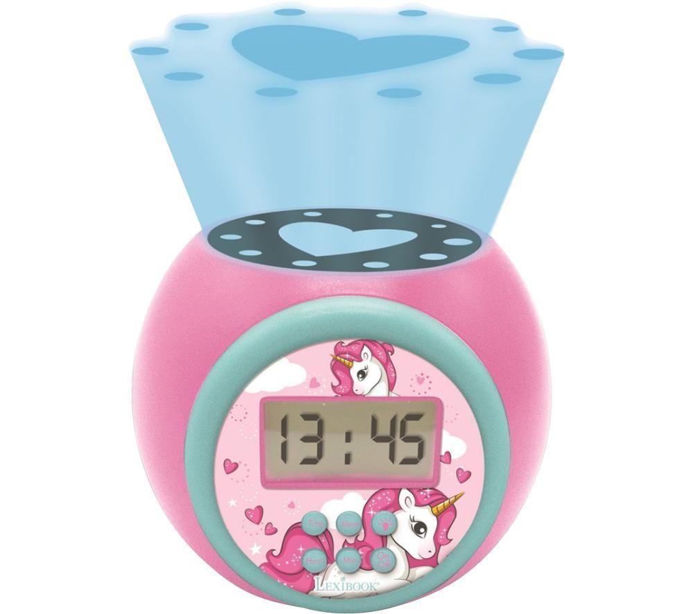 LEXIBOOK RL977UNI Projector Alarm Clock - Unicorn