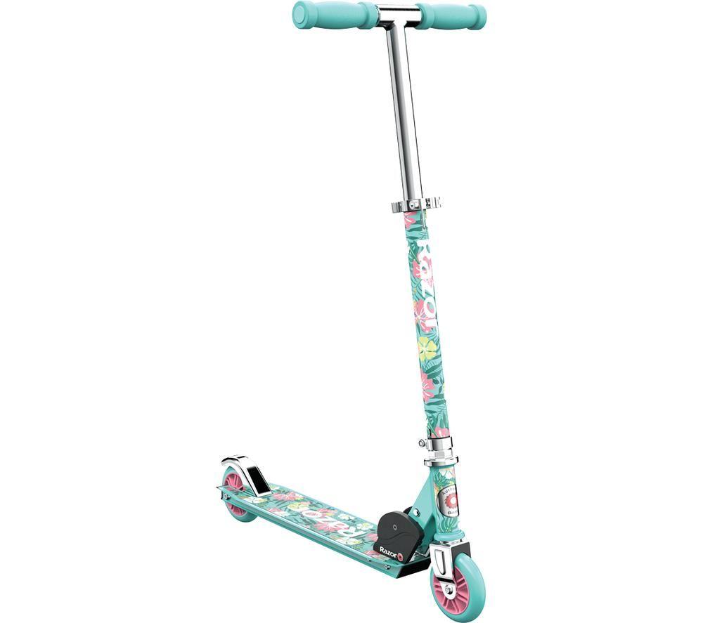 RAZOR Model A Folding Kick Scooter - Paradise, White,Blue