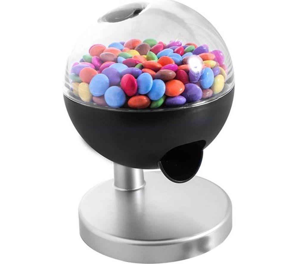 GLOBAL GIZMOS 53950 Mini Touch Activated Candy Dispenser, Black
