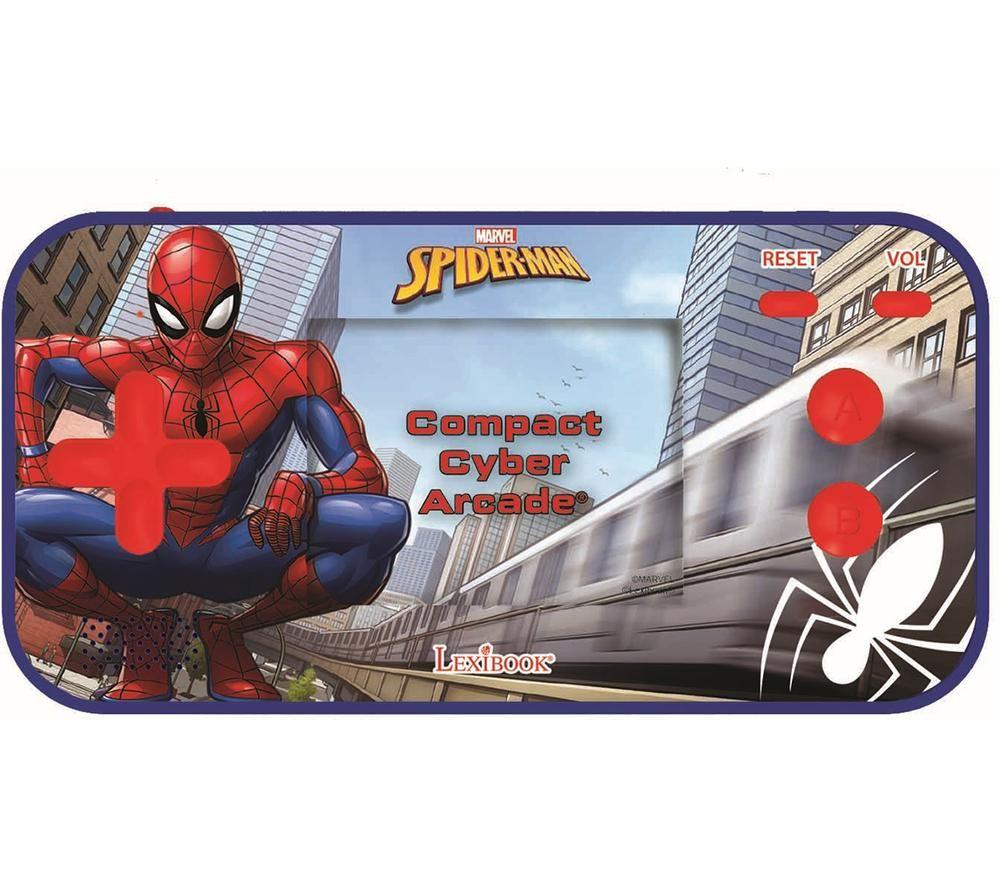 LEXIBOOK Compact Cyber Arcade Handheld Gaming Console - Spider-Man