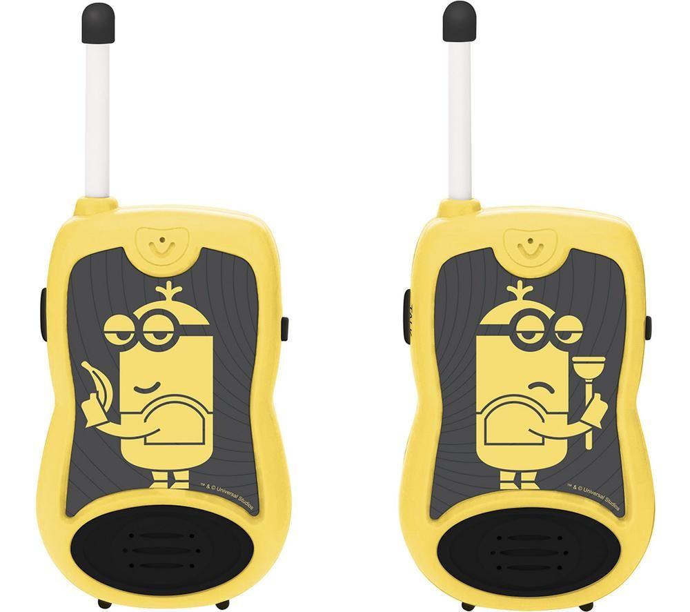LEXIBOOK Despicable Me Minions Walkie Talkies Set - Yellow & Black, Yellow,Black