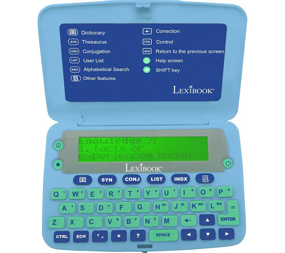 LEXIBOOK D650EN English Electronic Dictionary and Thesaurus, Blue