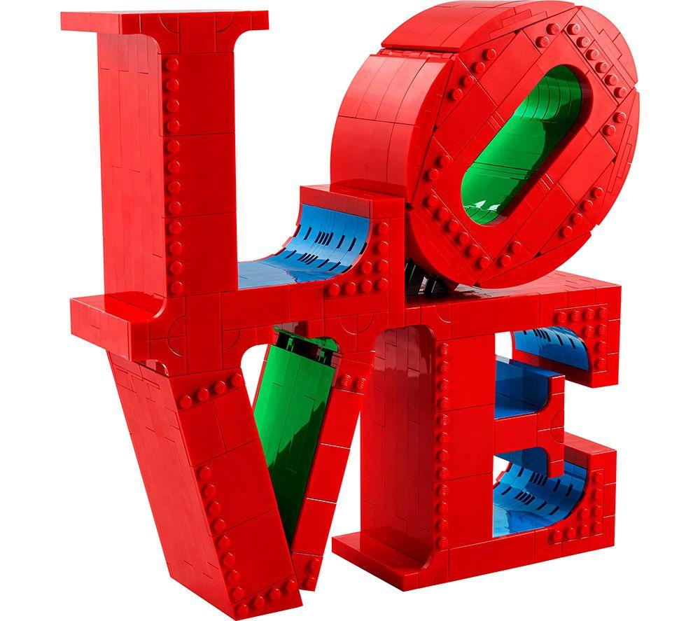 LEGO Art 31214 LOVE Sculpture Home Dcor Set for Adults