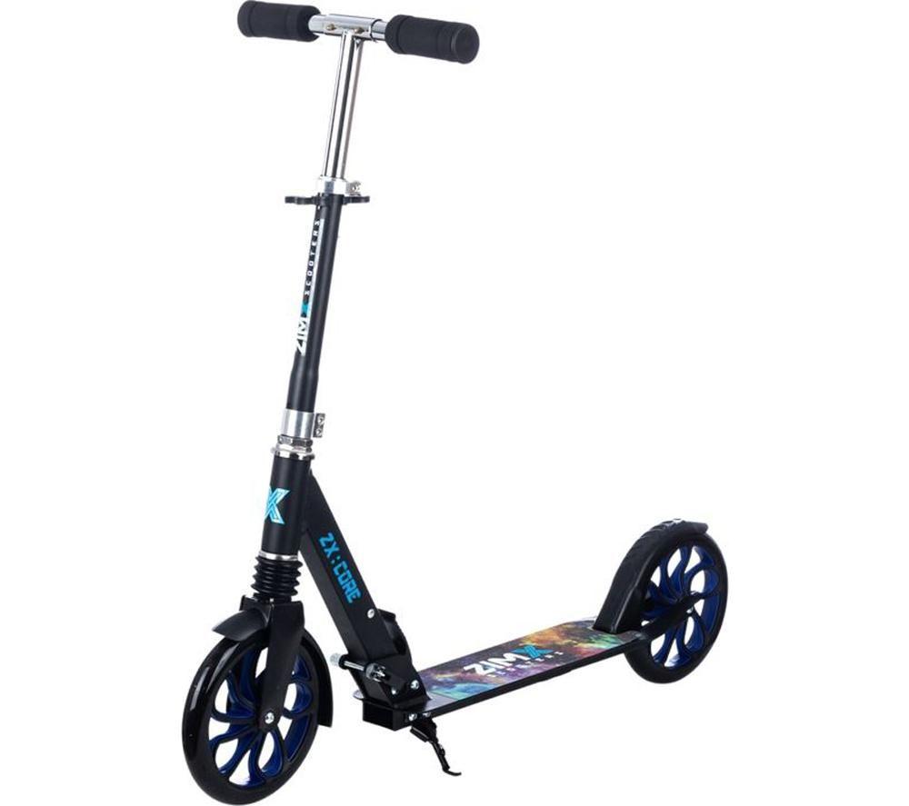 ZIMX ZX Coreu0026tradeLighted Folding Kids Scooter - Blue, Blue