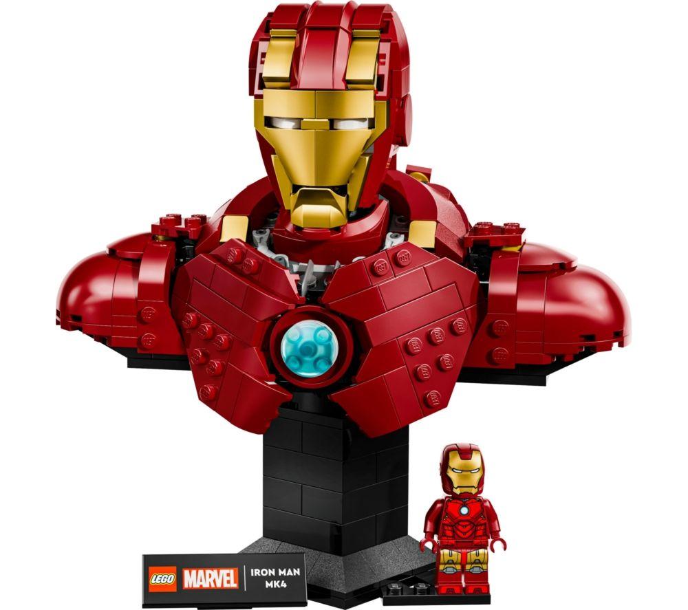 LEGO Marvel 76327 Iron Man MK4 Bust Set for Adults