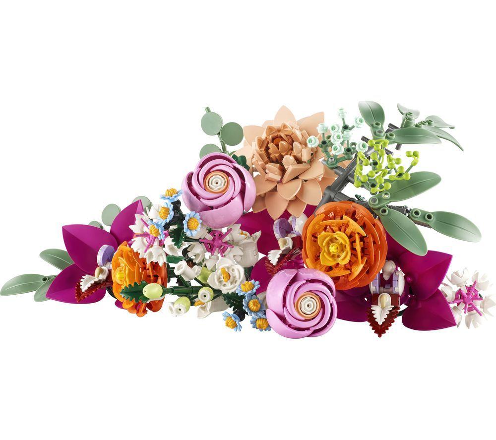 LEGO Botanicals 10342 Pretty Pink Flower Bouquet Set for Adults