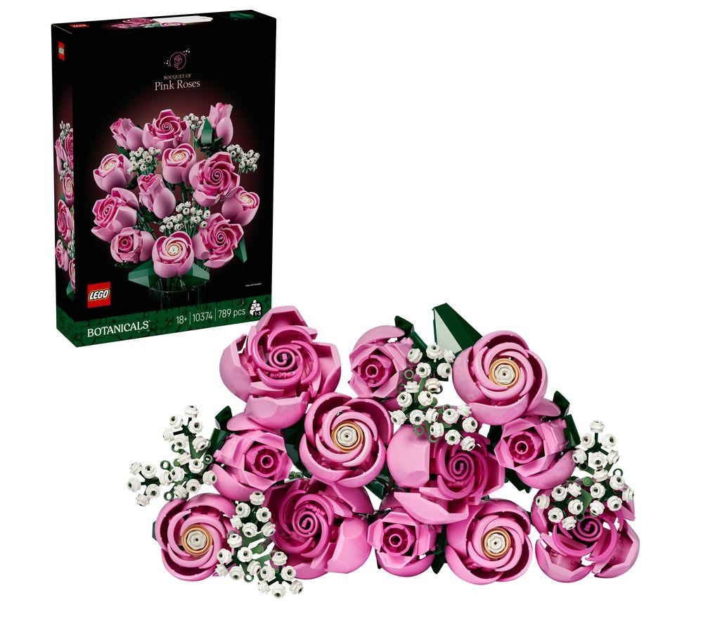 LEGO Botanicals 10374 Bouquet of Pink Roses Set for Adults
