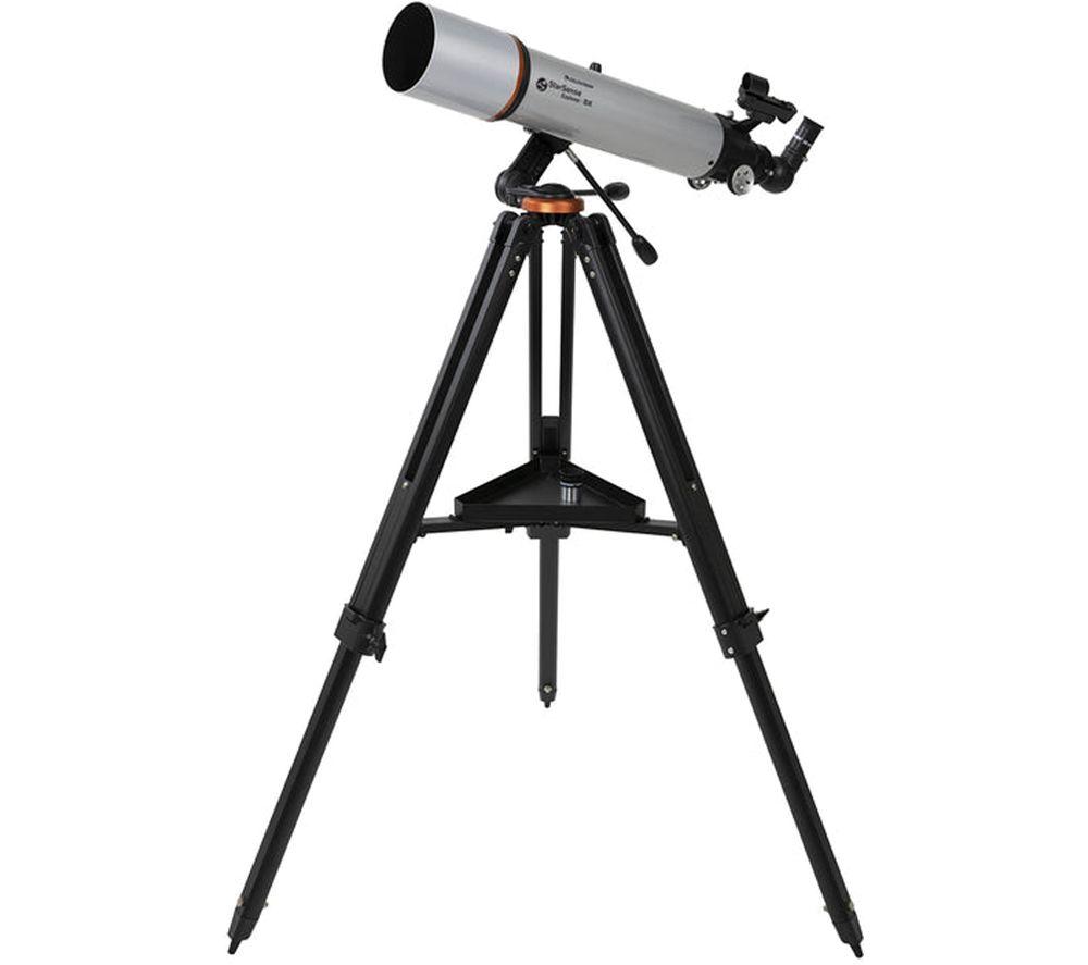 CELESTRON StarSense Explorer DX 102AZ Refractor Telescope - Silver, Silver/Grey