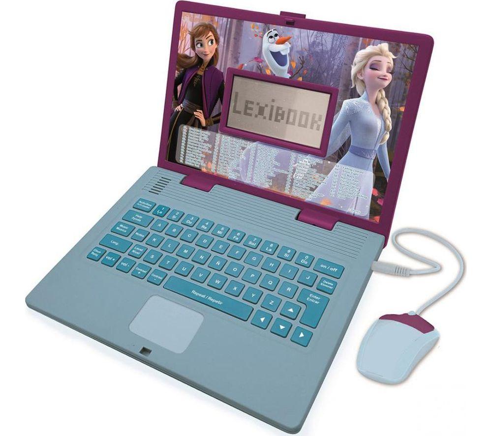 LEXIBOOK Bilingual Spanish & English Educational Laptop - Disney Frozen II
