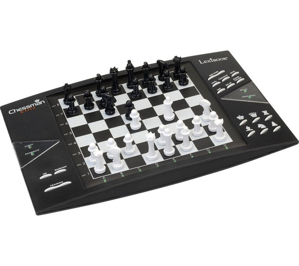 LEXIBOOK ChessMan Elite CG1300 Electronic Chess - Black, White,Black