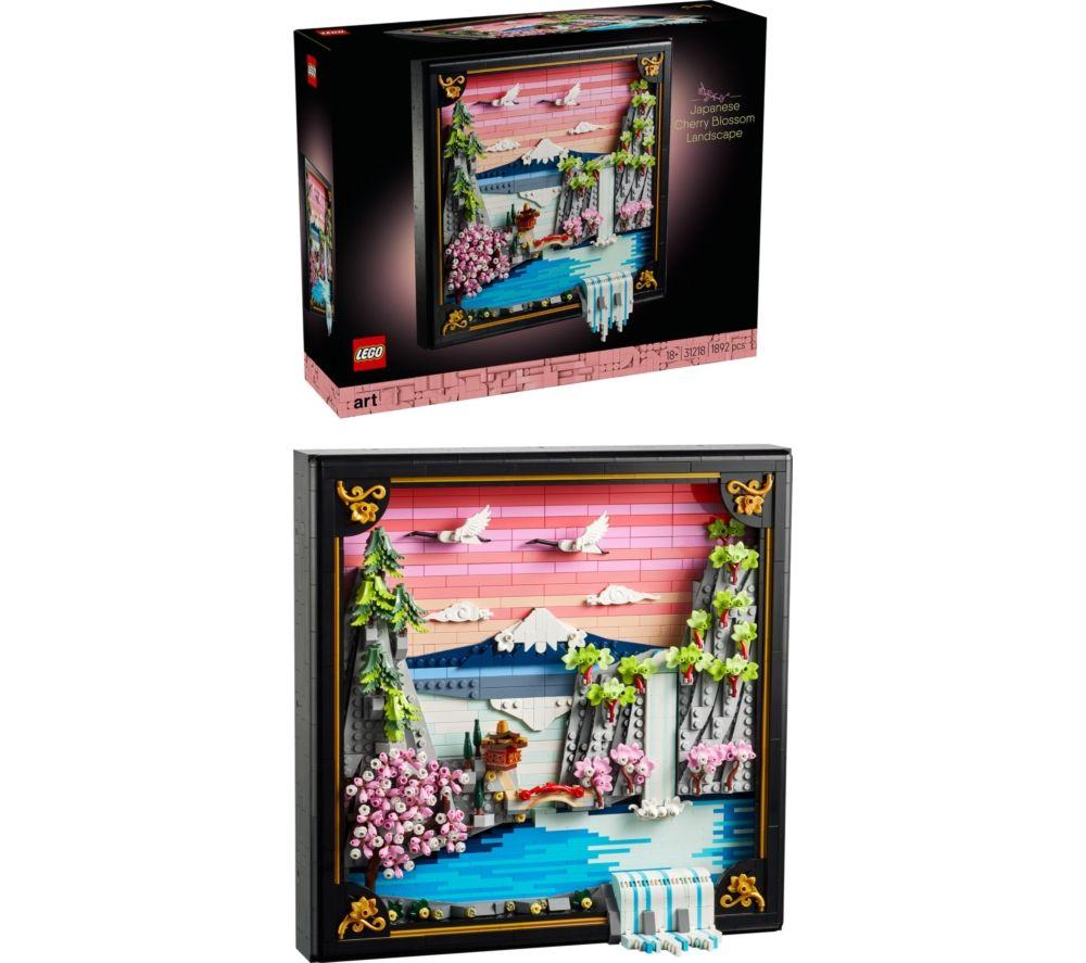 LEGO Art 31218 Japanese Cherry Blossom Landscape Set for Adults