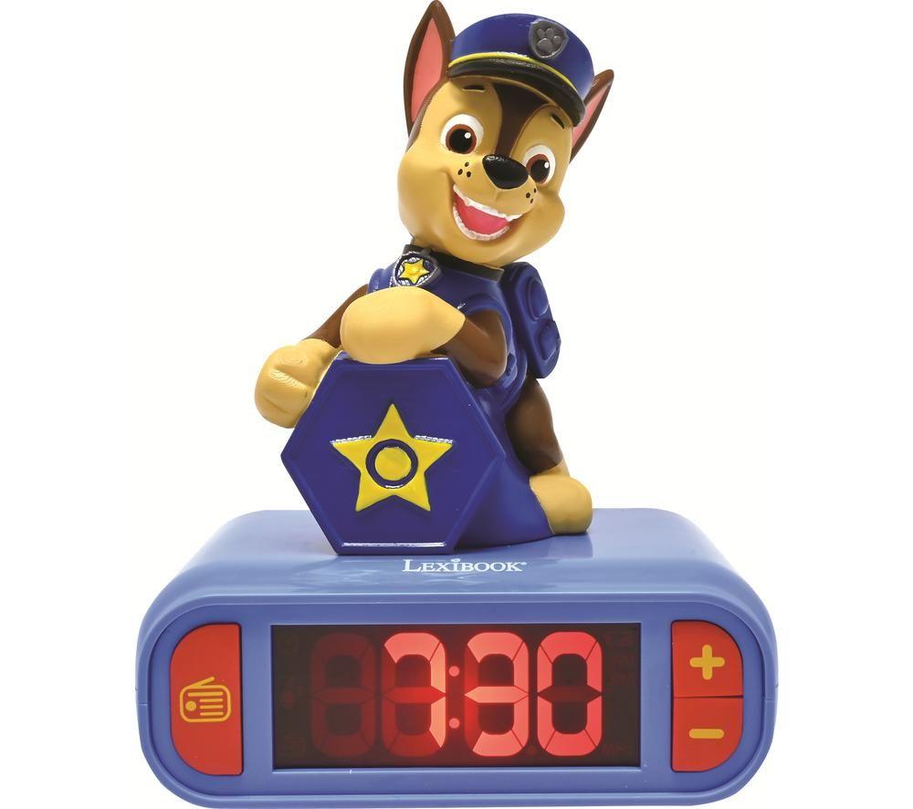 LEXIBOOK Nightlight Alarm Clock - 3D Paw Patrol