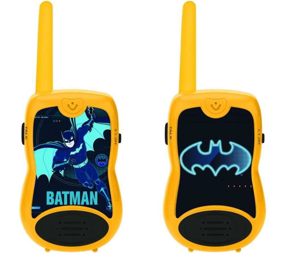 LEXIBOOK Batman Walkie Talkies Set - Yellow & Black, Yellow,Black
