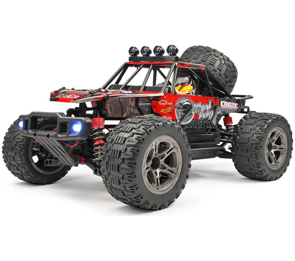 RCG 10-Series Remote Control Brushed Desert Buggy - Red, Red