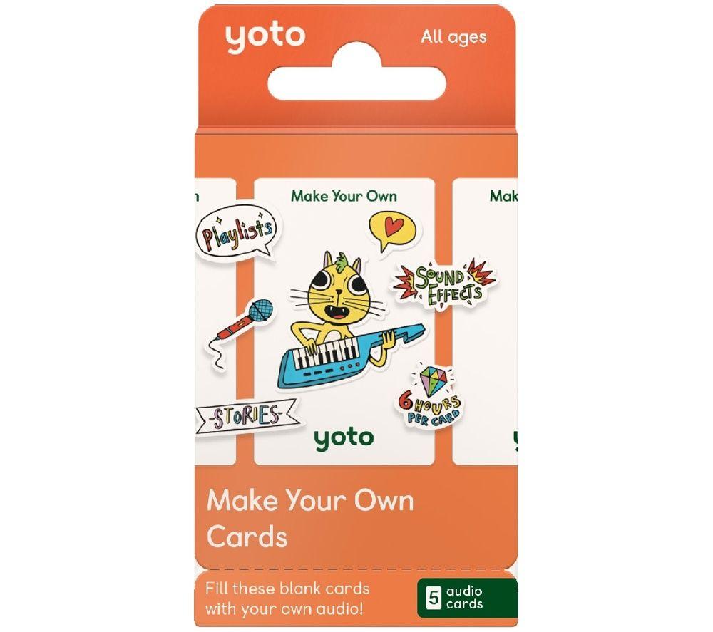 YOTO Make Your Own Audio Card - Pack of 5