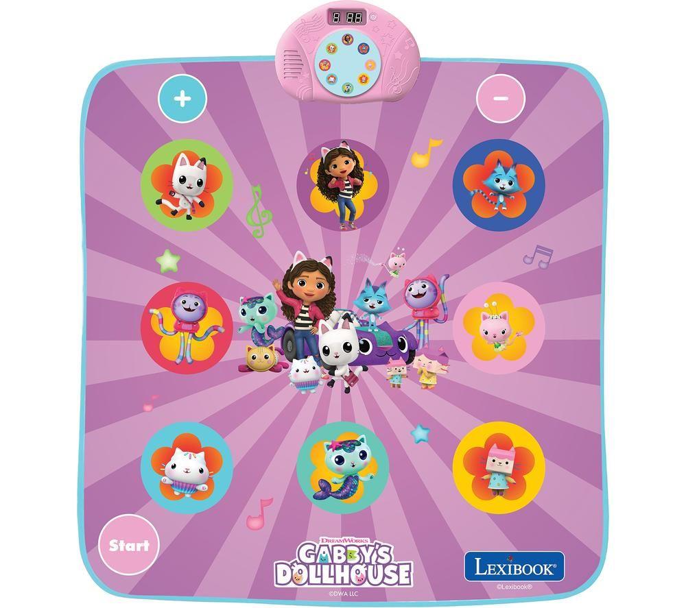 LEXIBOOK Gabby's Dollhouse Bluetooth Dance Mat