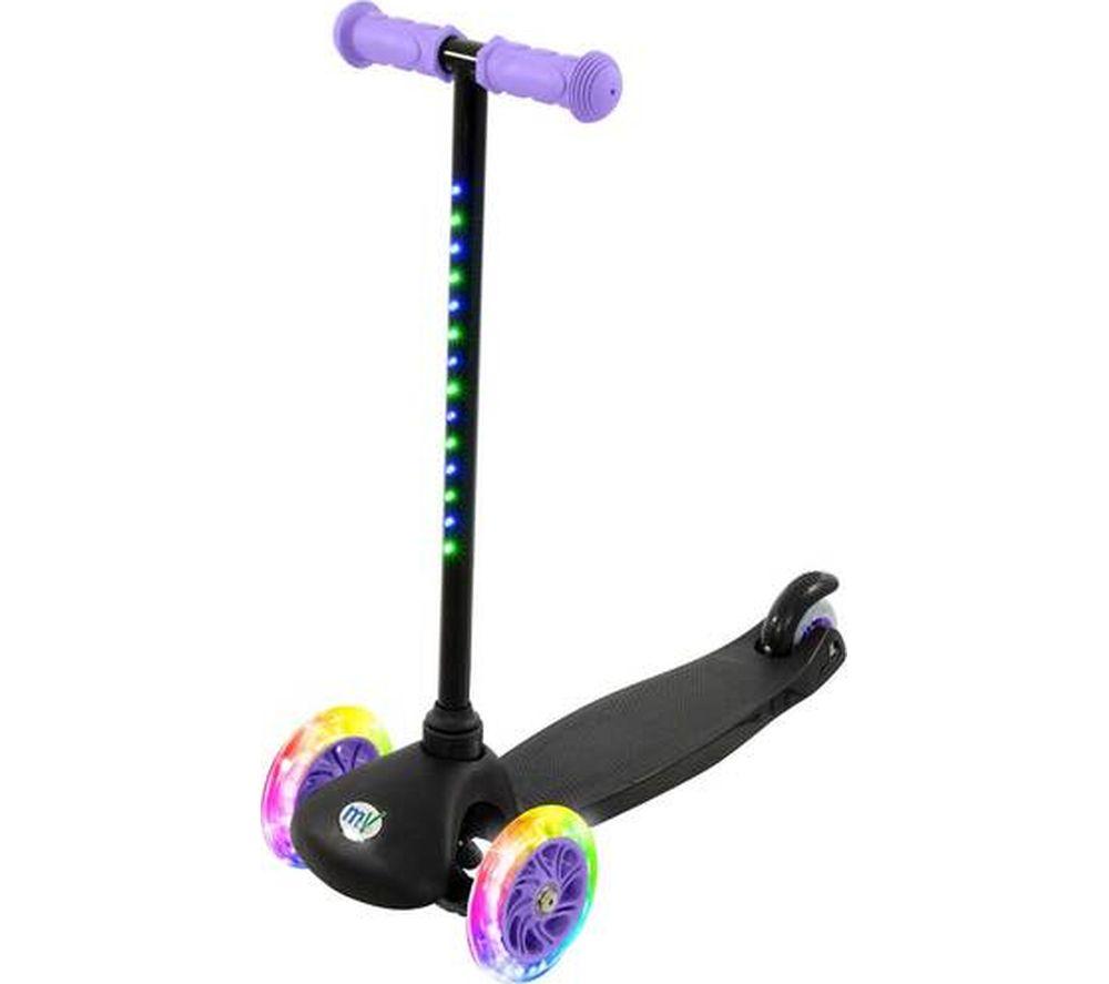 MOVE Tilt n Glo LED Kick Scooter - Purple, Purple
