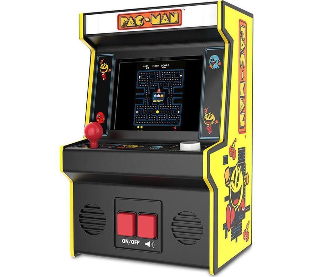 MENKIND PAC-MAN Arcade Classics Portable Video Game System, Yellow,Black