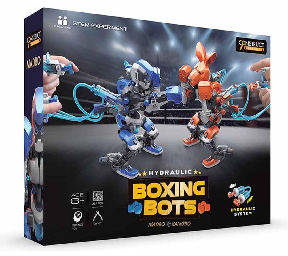 MENKIND Marbo Vs Kangbo Boxing Bots Hydraulic Construction Kit, Blue,Orange