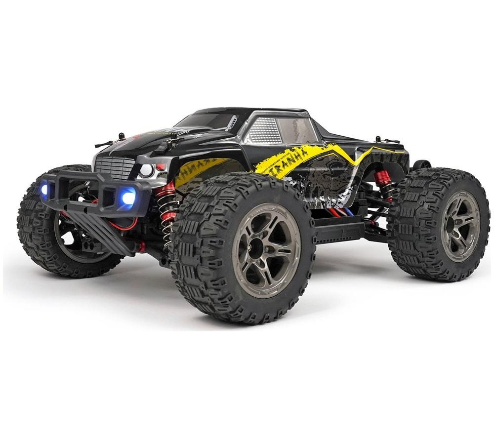 RCG 10-Series Brushed Electric Monster Truck - Piranha Yellow, Yellow