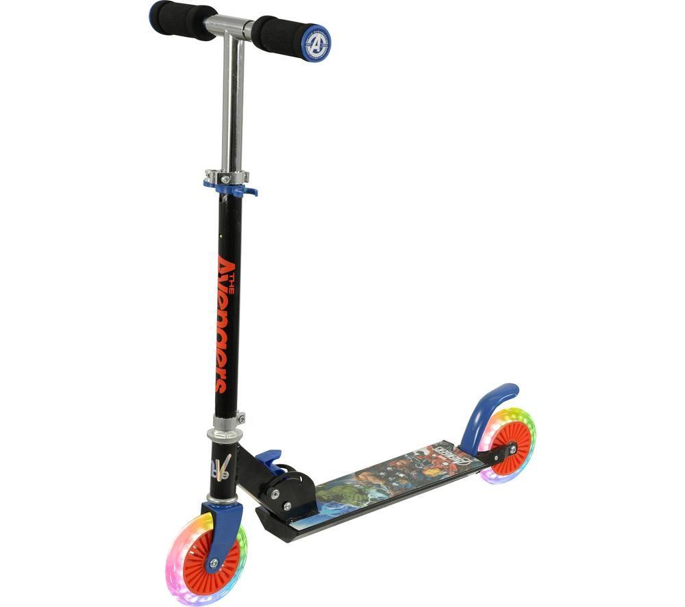 MOVE Avengers Kids Folding Kick Scooter - Blue, Blue