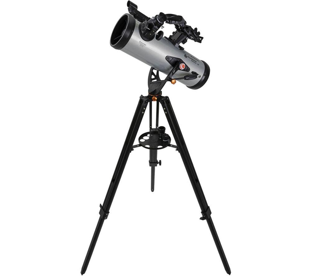 CELESTRON StarSense Explorer LT 114AZ Reflector Telescope - Silver, Silver/Grey