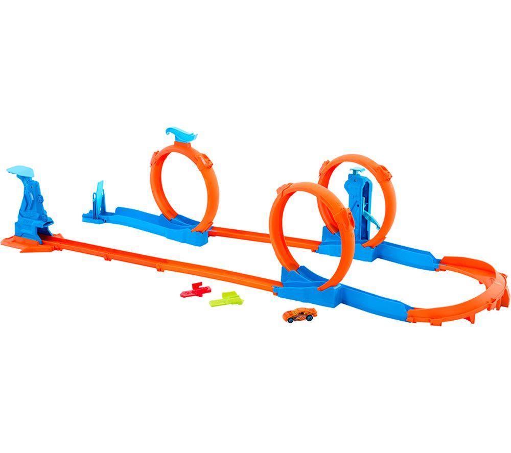 HOT WHEELS Track Creator Triple Loop Frenzy Kit