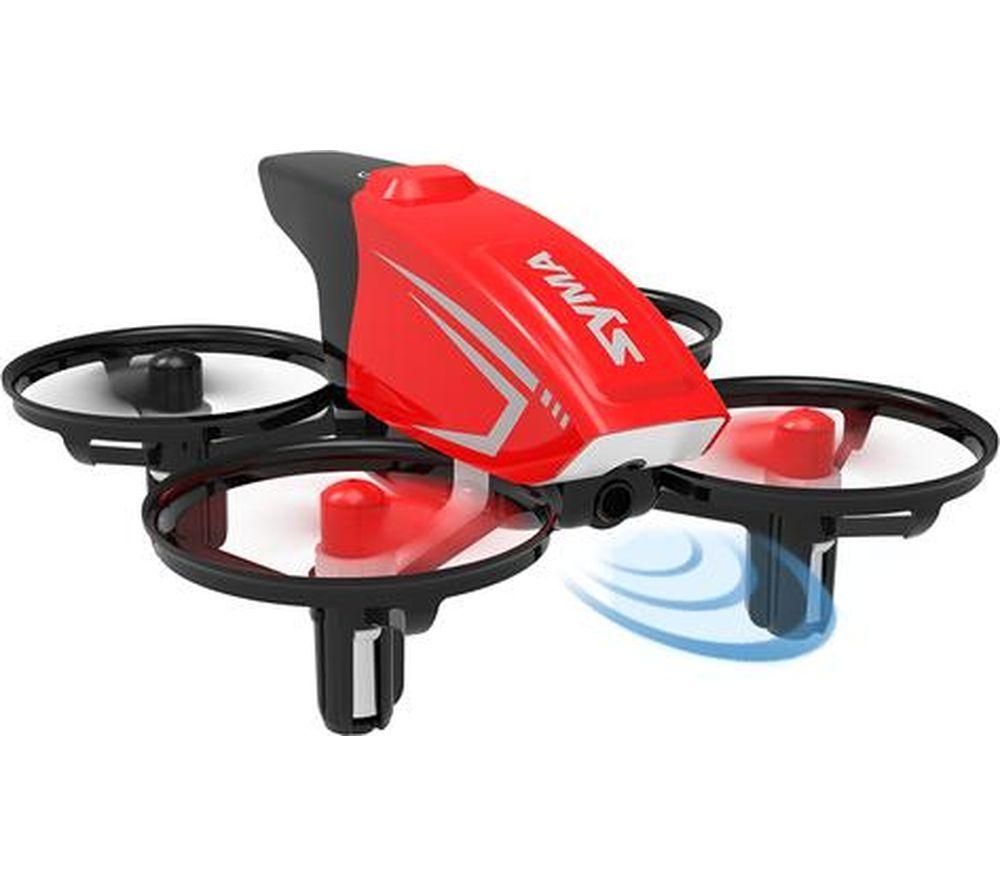 RCG Syma X36 Compact Drone with Controller - Red, Red