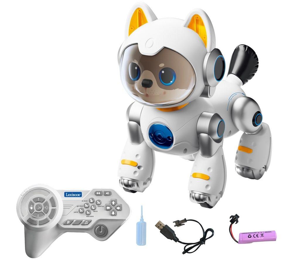 LEXIBOOK DOG05EN Cyber Power Puppy Robot - White