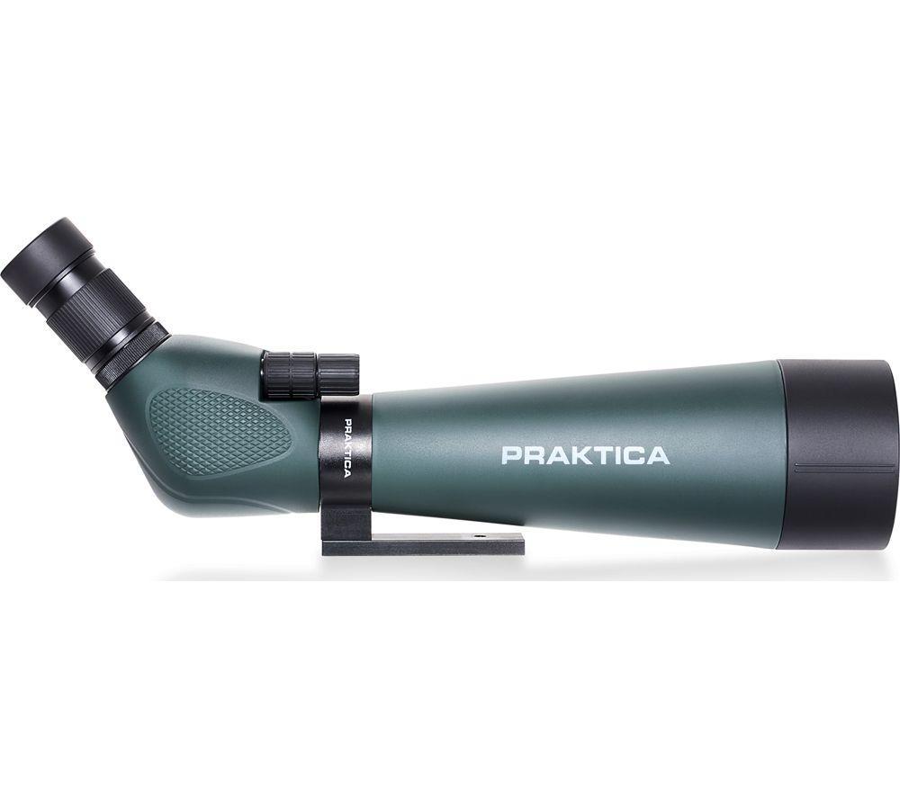 PRAKTICA Highlander 504ARP 20-60 x 80 mm Spotting Scope - Green, Green