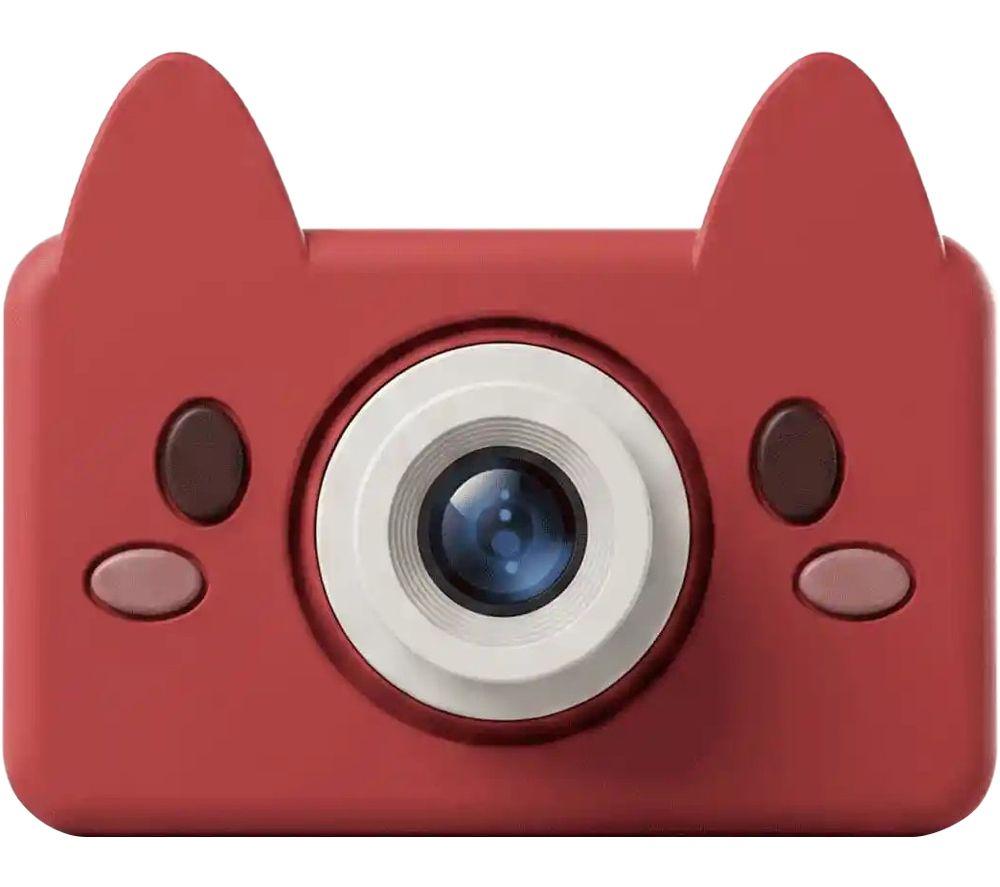 KIIMENTO Akito the Fox Kids' Digital Camera - Red & White