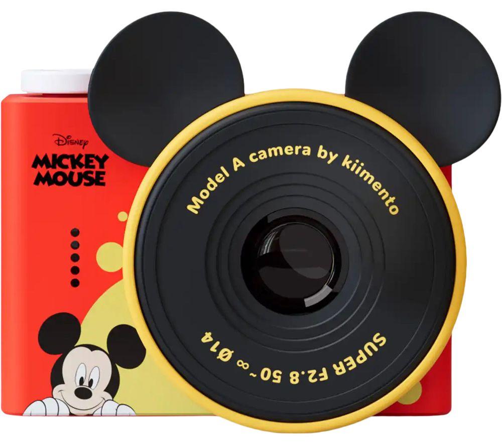 KIIMENTO Disney Mickey Mouse Mini Digital Camera - Red, Black & Yellow
